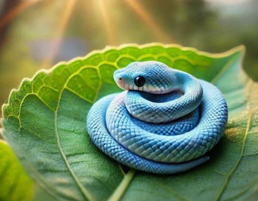 Dream about being bitten by a blue snake : Meaning & Interpretations